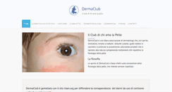 Desktop Screenshot of dermaclub.it